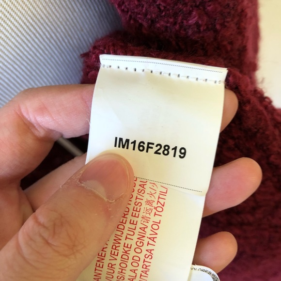 MINKPINK oxblood long cardigan - Picture 3 of 6